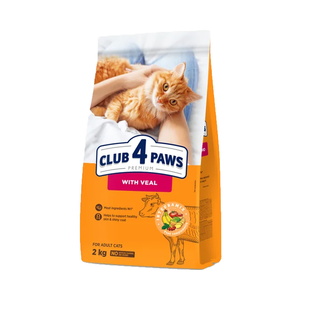Club4Paws With Veal 2kg