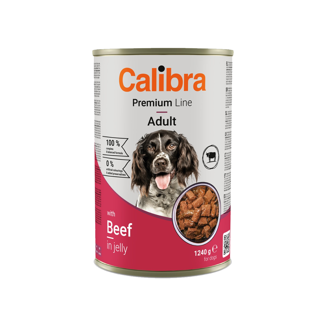 Calibra Dog konz. hovädzie v omáčke 1240g