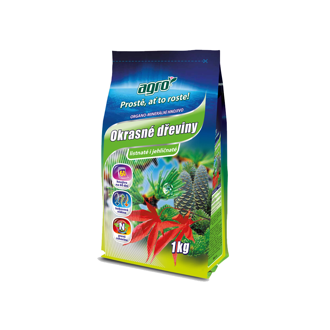 Organicko-minerálne hnojivo pre okrasné dreviny 1kg Agro CS