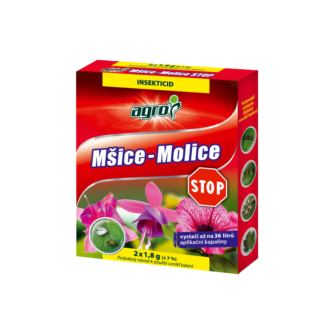 Postrek na mšice a molice 2x1,8g Agro