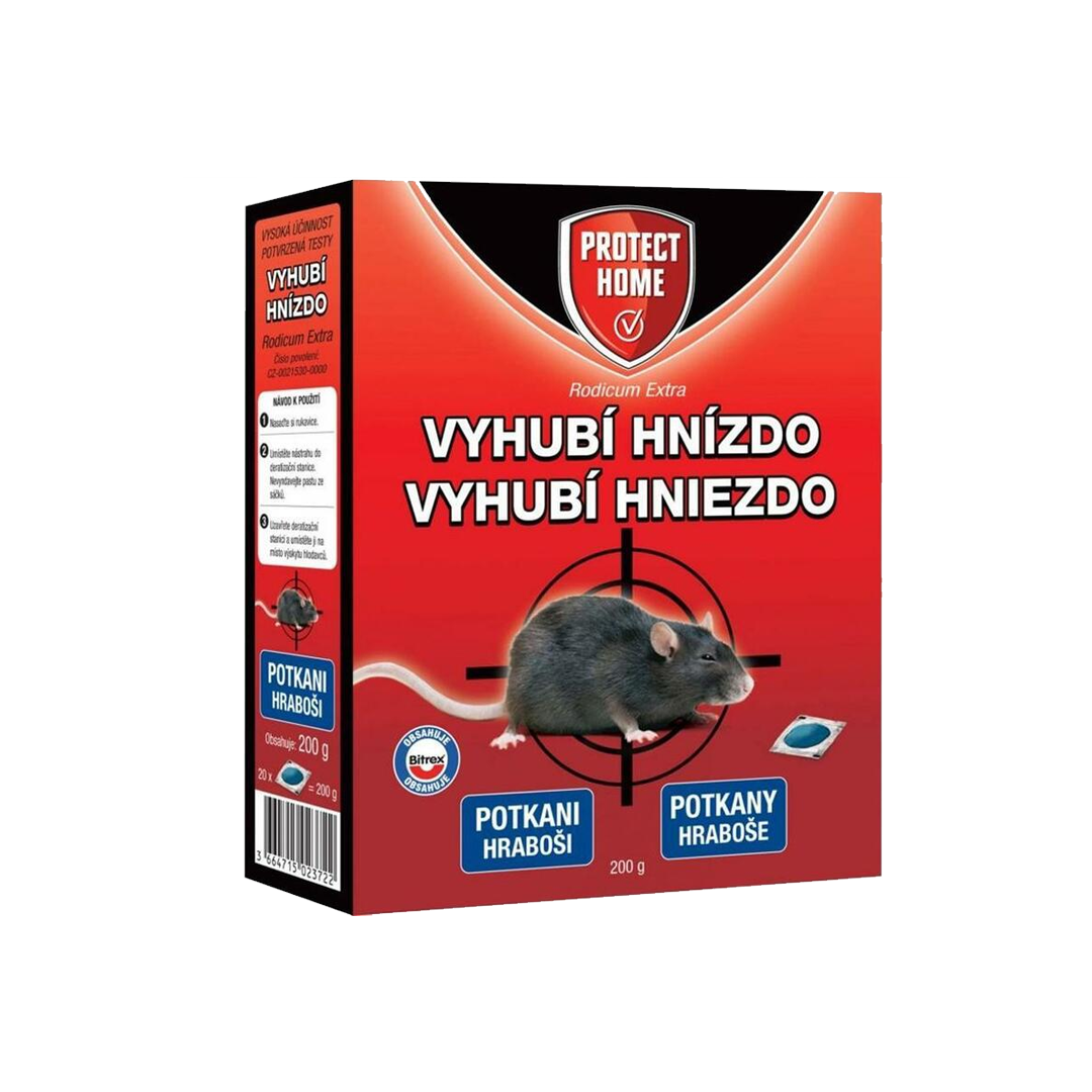 RODICUM EXTRA Mäkká návnada na potkany a hrabošov 20x10g
