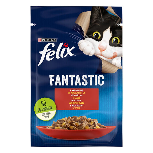 Felix Fantastic s lososom v žele 85g