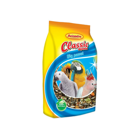 Avicentra Veľký Papagáj Classic Menu 1kg