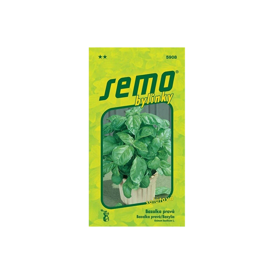 Bazalka pravá Lettuce Leaf 1g SEMO