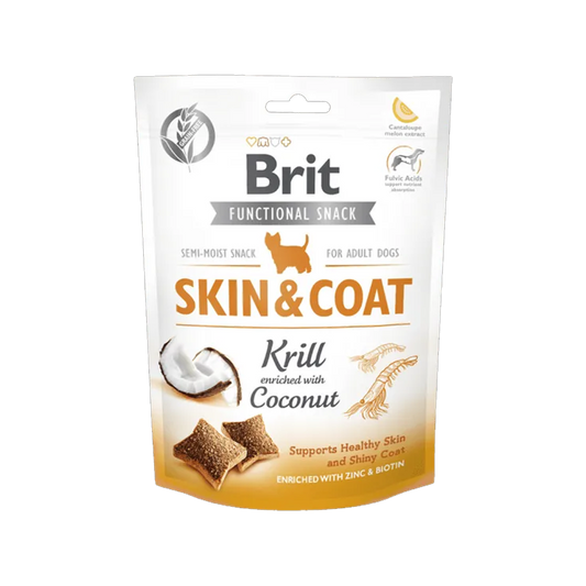 Brit Care Dog Functional Snack Skin&Coat Krill 150 g