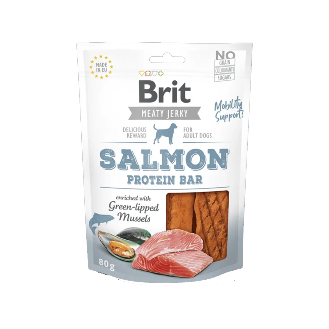 Brit Jerky Salmon Protein 80g