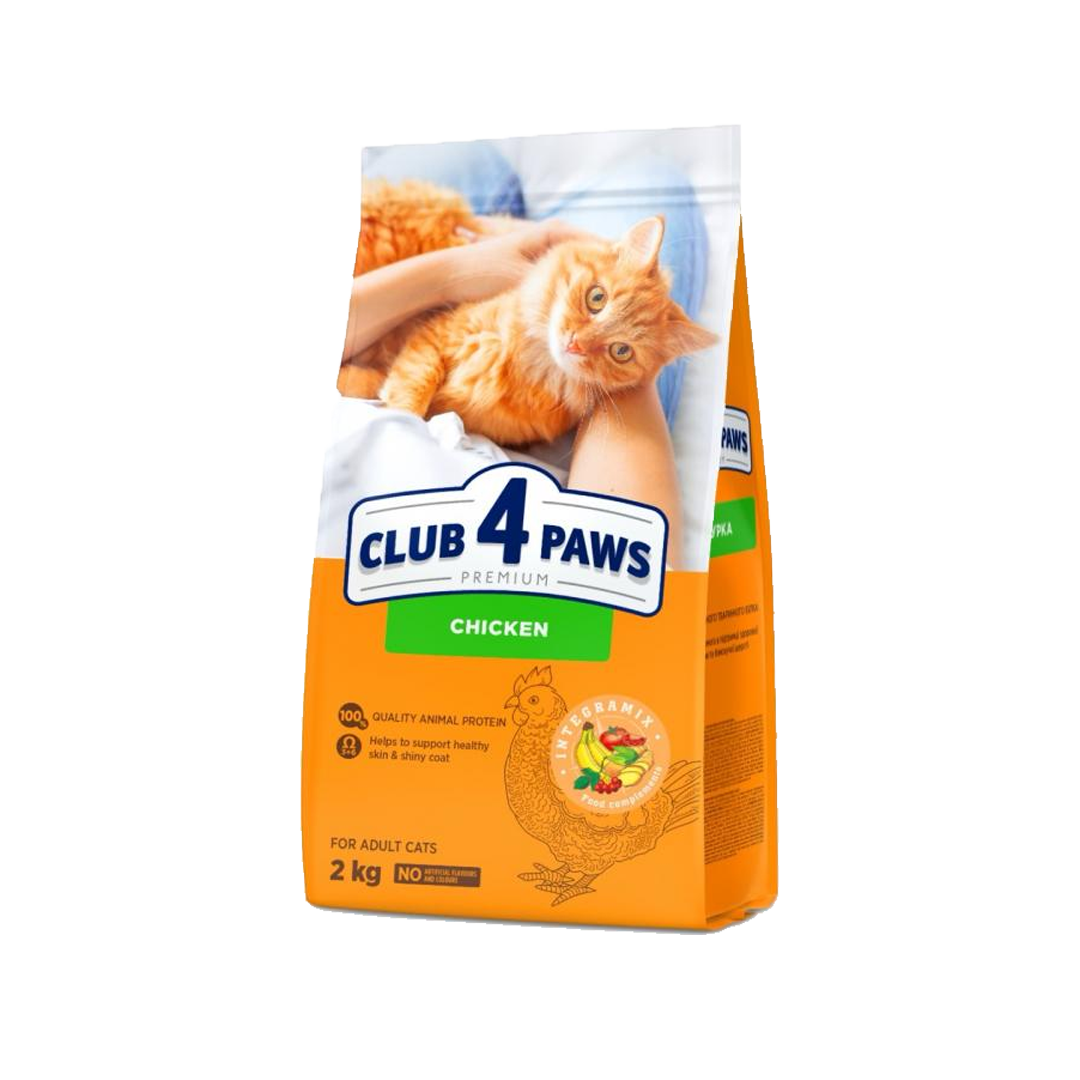 CLUB 4 PAWS For adult cats chicken 2kg