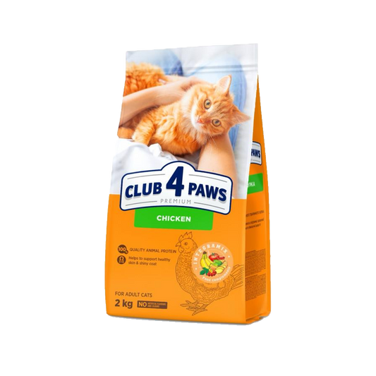 CLUB 4 PAWS For adult cats chicken 2kg