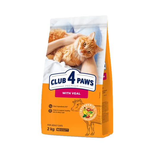 Club4Paws With Veal 2kg