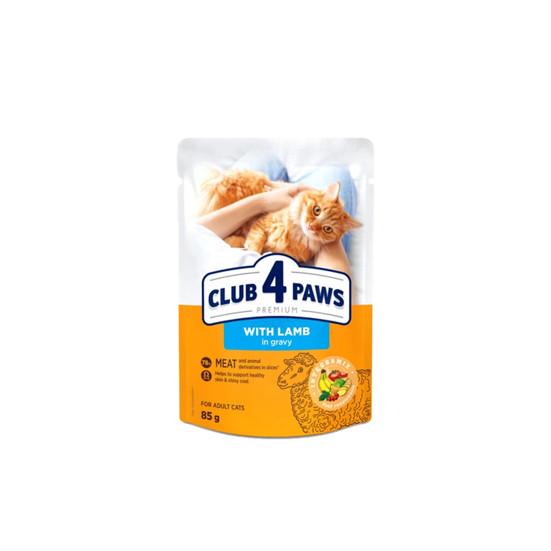 CLUB 4 PAWS lamb in gravy 100g