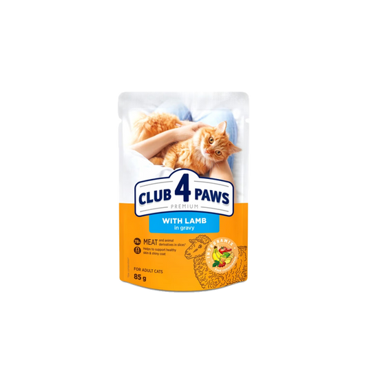 CLUB 4 PAWS lamb in gravy 100g