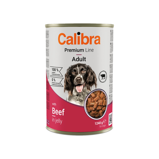 Calibra Dog konz. hovädzie v omáčke 1240g
