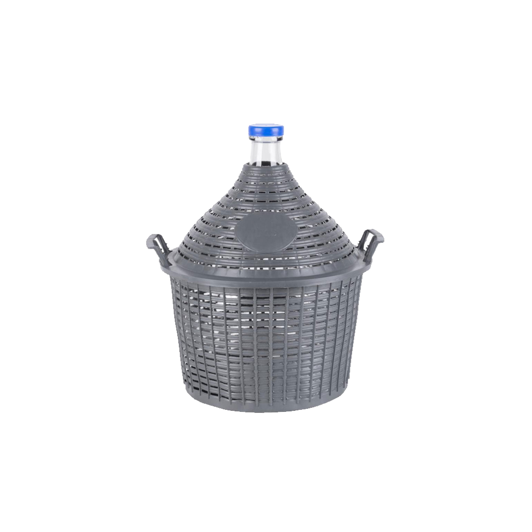 Demižón 15l opletený plast.