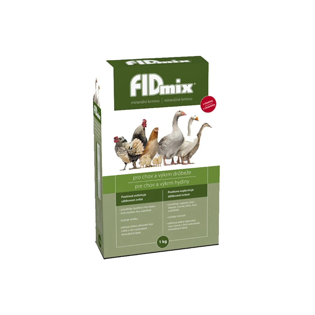 FIDMIX minerálne krmivo pre chov a výkrm hydiny 1kg