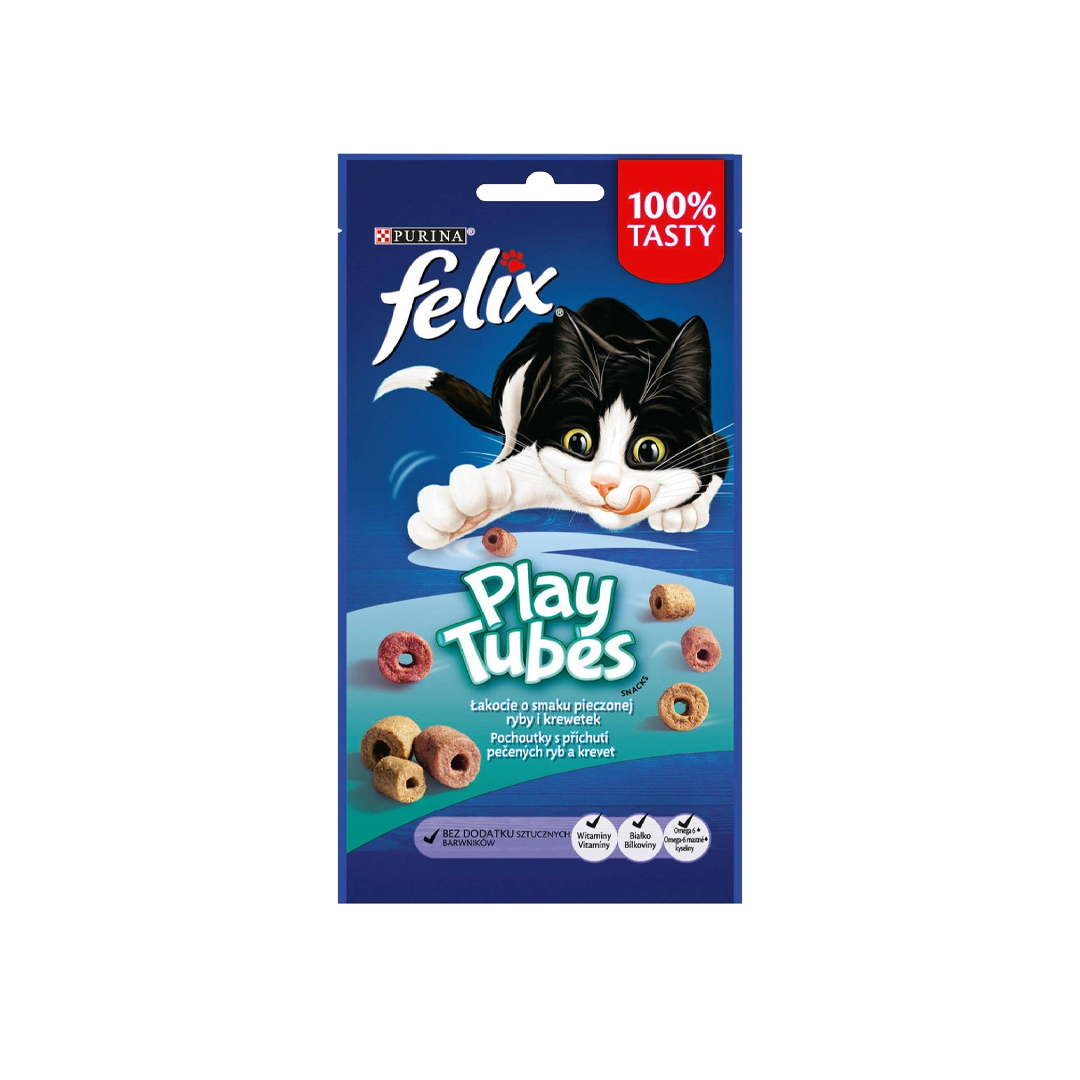 Felix Play Tubes Pečená ryba a krevety 50 g
