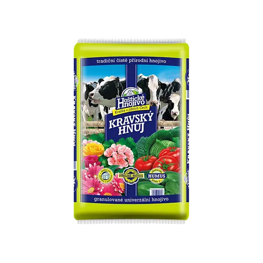 Hoštický kravský hnoj 25kg Forestina