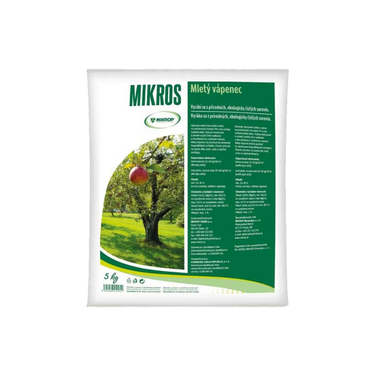 Mletý vápenec 5kg MIKROP