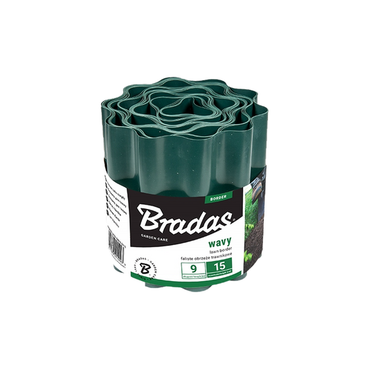 Obruba trávnika 10x9 zelená Bradas