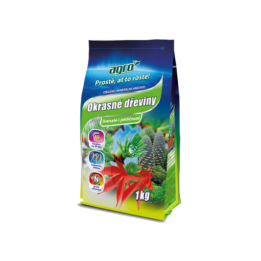 Organicko-minerálne hnojivo pre okrasné dreviny 1kg Agro CS