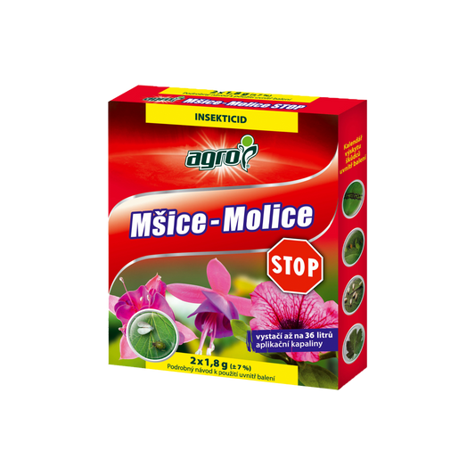 Postrek na mšice a molice 2x1,8g Agro