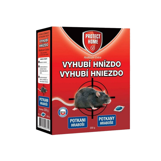 RODICUM EXTRA Mäkká návnada na potkany a hrabošov 20x10g