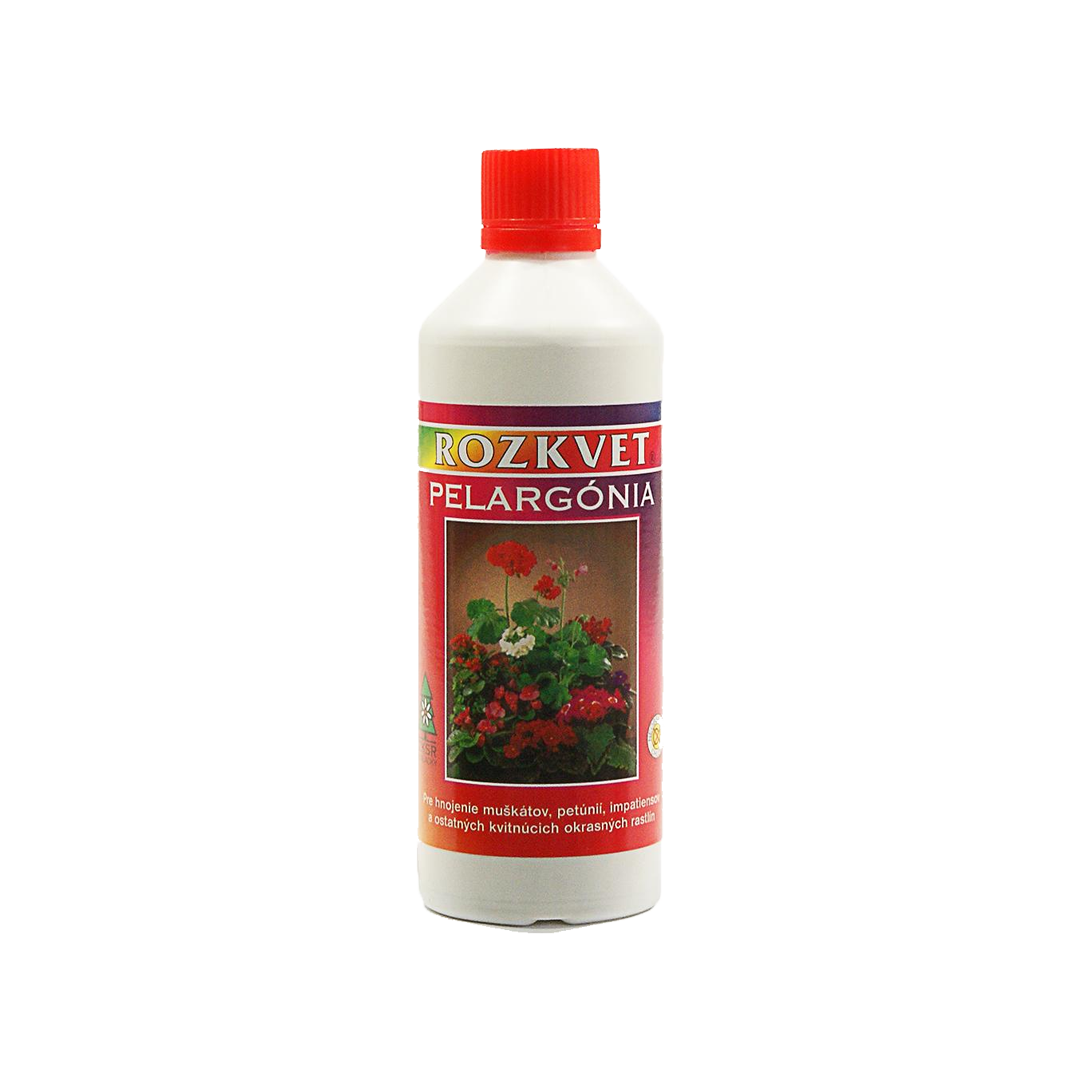 Rozkvet Pelargonia 500ml červený [25]