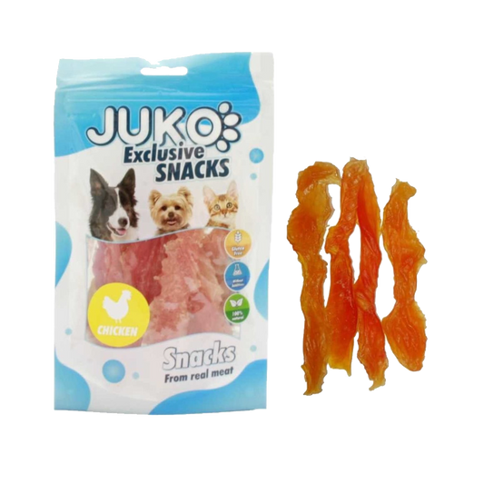 JUKO Snack CHICKEN Soft Jerky hand made 70g