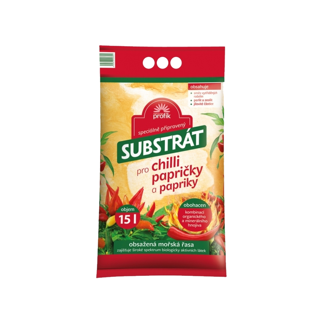 Substrát chilli papričky 15l PROFÍK