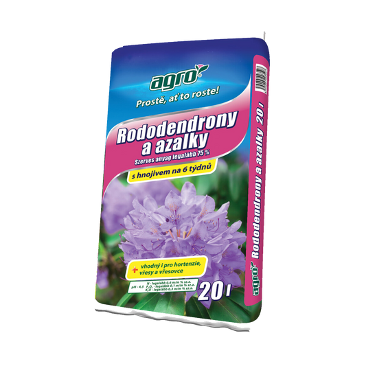 Substrát na azalky a rododendrony 20L Agro CS