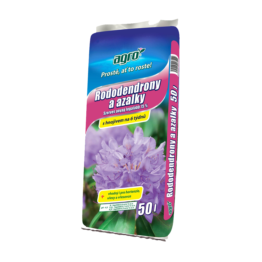 Substrát na azalky a rododendrony 50L Agro CS