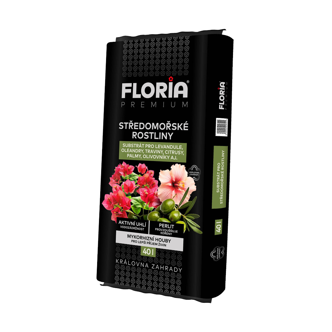 Substrát na stredozemné rastliny 40L Floria Premium Agro CS