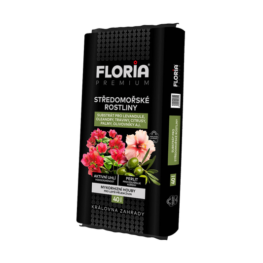 Substrát na stredozemné rastliny 40L Floria Premium Agro CS