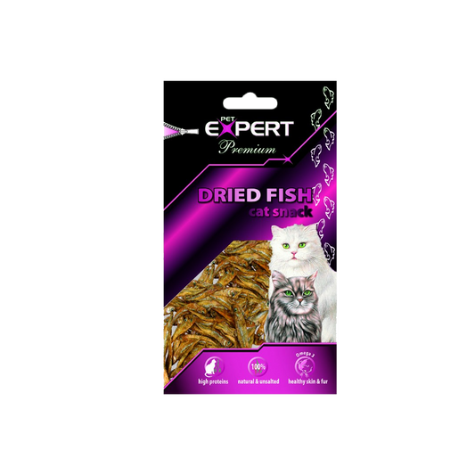 Sušené rybky pre mačku 50g