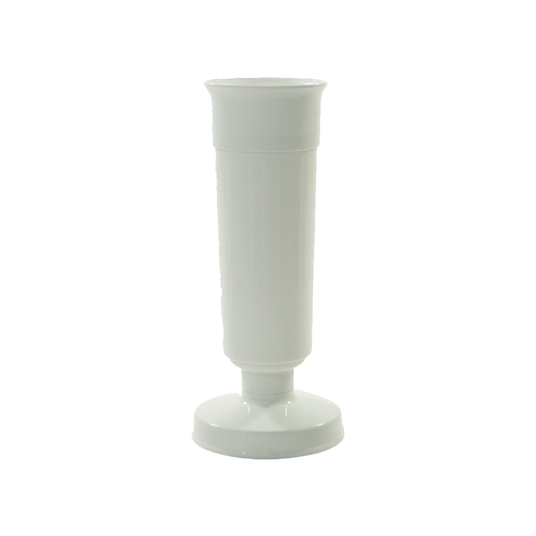 Váza zaťaž. 35cm biela [6]