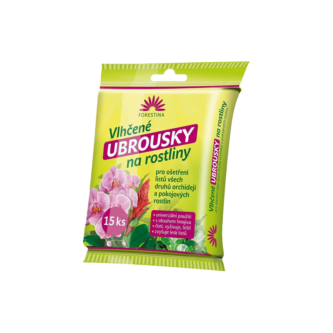 Vlhčené utierky na rastliny