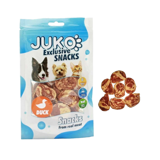 JUKO Snack DUCK and CODFISH chips 70g